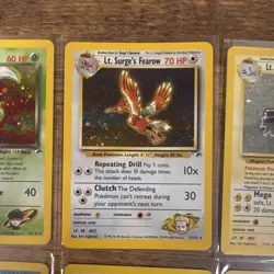 Pokemon Gym Challenge Holo Rare Lot Rocket's Scyther 6 Card lot MP-MP+ - Image 3