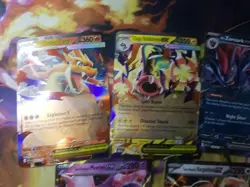Pokemon Ascended HEROES 5 Card EX Lot: Charizard Y 022, Mewtwo 079, Eelektross + - Image 3