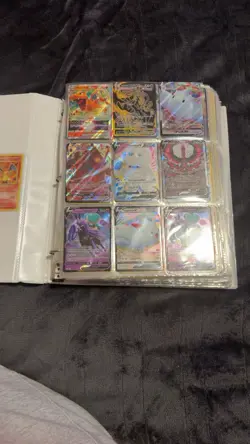Pokemon Binder Lot Charizard VMAX, Mew, Togekiss V, Holo Foil Full Art Cards - Image 1