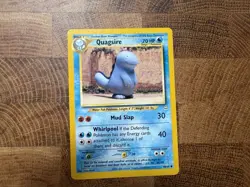 Pokemon TCG Quagsire Neo Revelation Card 48/64 Unlimited Vintage - Image 1