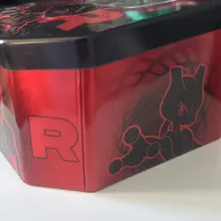 Pokemon Team Rocket MewTwo Tin With 200Card Bundle - Image 2