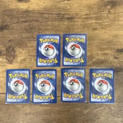 Pokemon Gym Challenge Blaine's Charizard Brock's Ninetales Lot 6 Cards HP/DMG - Image 5