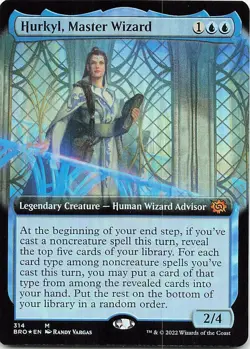 2022 Magic The Gathering The Brothers' War Foil #314 Hurkyl, Master Wizard M :B - Image 1