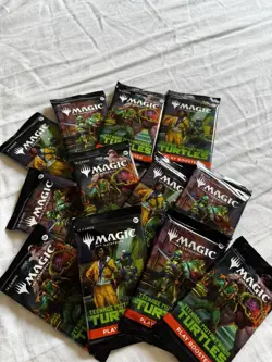 12x MTG Booster Pack Teenage Mutant Ninja Turtles - 12 Play Booster Packs 2026 - Image 1