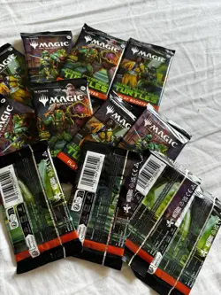 12x MTG Booster Pack Teenage Mutant Ninja Turtles - 12 Play Booster Packs 2026 - Image 4