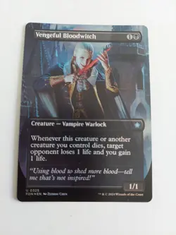 Vengeful Bloodwitch (Borderless) Foundations Foil - Image 1