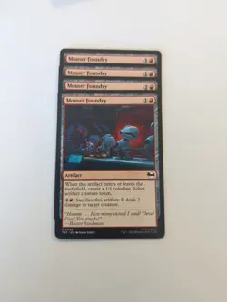 (4) Mouser Foundry *PLAYSET* Teenage Mutant Ninja Turtles Regular NM MTG - Image 1