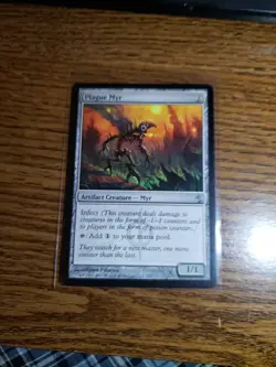 Plague Myr LP Light Play Mirrodin Besieged MTG - Image 5