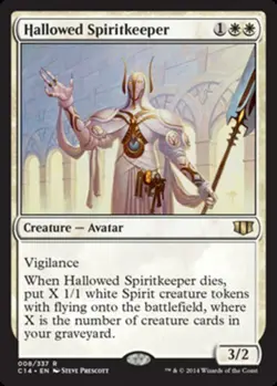 1x Hallowed Spiritkeeper NM-Mint, English Commander 2014 MTG Magic - Image 1