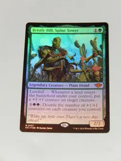 MTG Magic The Gathering Bristly Bill Spine Sower FOIL Outlaws of Thunder NM MINT - Image 1