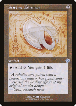 Pristine Talisman (FOIL) x1 - MTG The Brothers' War Retro Artifacts BRR #106 - Image 1