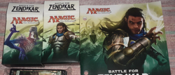 LOTTO CARTE GIOCO MAGIC THE GATHERING BATTLE FOR ZENDIKAR MTG GUIDA,2 BOX MAZZI - Image 2