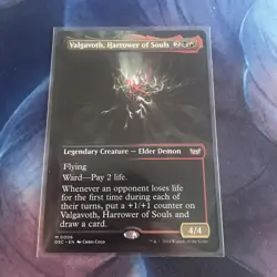 Valgavoth, Harrower of Souls (Borderless) Commander: Duskmourn: House of Horror - Image 1