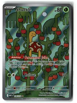 Shuckle ⭐ 136/132 Holo Illustration Rare Mega Evolution 2025 Pokemon NM - Image 1