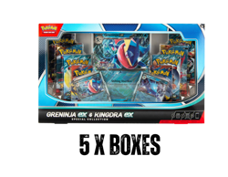 LOT of 5 Pokemon Greninja ex & Kingdra ex Special Collection - New & Sealed - Image 1