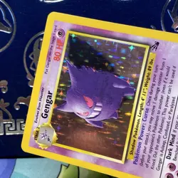1999 Pokemon Gengar Holo Rare 5/62 Fossil LP - Image 3