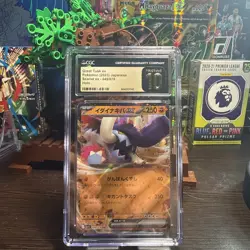 2023 Pokemon Great Tusk ex Scarlet Ex #049/078 Holo CGC Pristine 10 Japanese - Image 1