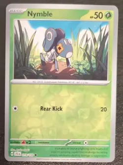 Nymble 19/159 Reverse Holo Pokemon TCG Journey Together NM - Image 1