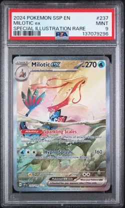 2024 Pokemon SSP EN-SURGING SPARKS 237 MILOTIC EX SIR PSA 9 - 137079296 - Image 1