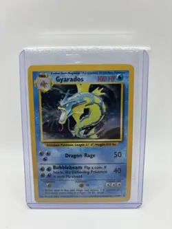 Gyarados Base Set 6/102 Holo Pokemon TCG 1999 - Image 1
