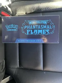 Pokemon Mega Evolution Phantasmal Flames ETB English 2025 SEALED ON HAND - Image 4