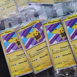 LOT OF 10 PCS 2024 POKEMON INDONESIAN SV-P #154 PIKACHU IN BATIK BERKEMEJA BATIK - Image 2