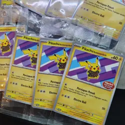LOT OF 10 PCS 2024 POKEMON INDONESIAN SV-P #154 PIKACHU IN BATIK BERKEMEJA BATIK - Image 4