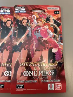 One Piece TCG Heroines Edition EB-03 Sleeved Booster Packs Lot of 5x English - Image 2