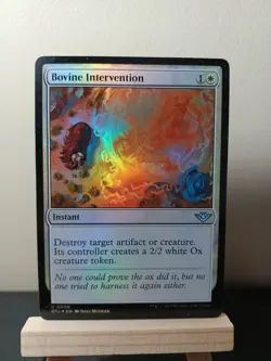 Bovine Intervention Foil [LP] - Outlaws of Thunder Junction - MTG OTJ [UC] - Image 1