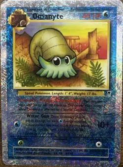 Omanyte 57/110 Legendary Collection 2002 Reverse Holo Pokemon Card LP - Image 1