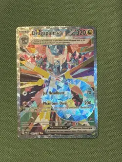 Pokemon Dragapult EX SIR Prismatic Evolutions PRE 163/135 NM+ Pack Fresh - Image 1
