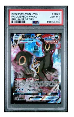 Umbreon Vmax TG23/TG30 PSA 10 2022 Pokemon Brilliant Stars - Image 1