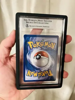 2025 Pokemon Black Star Promo #023 Mega Charizard X EX UPC BGS 9 - Image 2