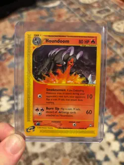 Houndoom 014/147 Aquapolis Regular Pokemon Vintage TCG - Image 1