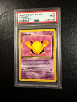 2000 Pokemon Rocket #54 - Drowzee - Mint - 1st Edition - PSA 9! - Image 2