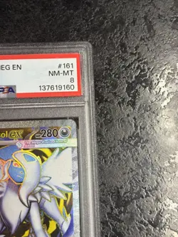 2025 POKEMON MEG EN MEGA ABSOL ex ULTRA RARE #161 - PSA 8 - Image 2