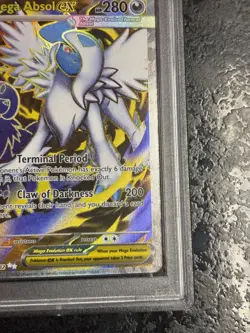 2025 POKEMON MEG EN MEGA ABSOL ex ULTRA RARE #161 - PSA 8 - Image 5