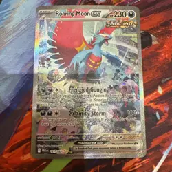 Roaring Moon ex 251/182 Special Illustration Rare Paradox Rift Pokemon - Image 1