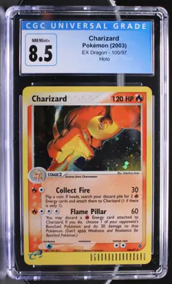 Pokemon ~ Charizard ~ EX Dragon ~ Secret Rare ~ CGC 8.5 ~ NM/MT+ ~ #100 - Image 1