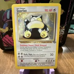 Pokemon Snorlax Jungle 11/64 Holo Rare Unlimited 90 HP Basic 1999 English - Image 1