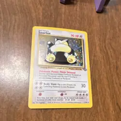 Pokemon Snorlax Jungle 11/64 Holo Rare Unlimited 90 HP Basic 1999 English - Image 2
