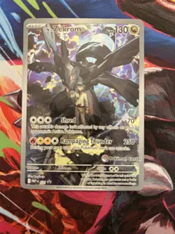 N's Zekrom Black Star Promo POKEMON CENTER STAMPED never played, fresh from etb - Image 1