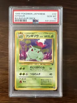 Pokemon PSA 10 Bulbasaur Deck Ivysaur - Image 1
