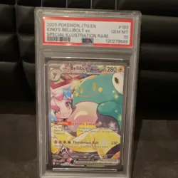 Pokemon TCG Iono's Bellibolt ex Journey Together 183/159 Holo PSA 10 - Image 1
