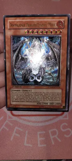 Doomkaiser Dragon/Assault Mode (LP) CRMS-EN019 Ultimate Rare 1st Edition - Image 3