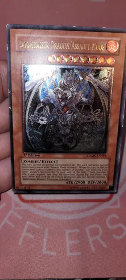 Doomkaiser Dragon/Assault Mode (LP) CRMS-EN019 Ultimate Rare 1st Edition - Image 4