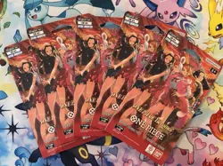 One Piece Heroines Edition English EB-03 Sleeved Booster Pack Lot Of 5-In Hand - Image 1