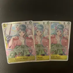 3x Kouzuki Hiyori OP06-106 Wings of the Captain Foil - Image 3