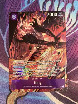 King (Alternate Art) EB04-031 One Piece CCG: The Azure Sea’s Seven - Image 1