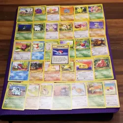 Pokemon Complete Jungle 32 Card Common/Uncommon Set 1999 WOTC Vintage Lot - Image 1